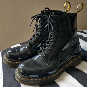 Dr. Martens 1460 patent leather boots
